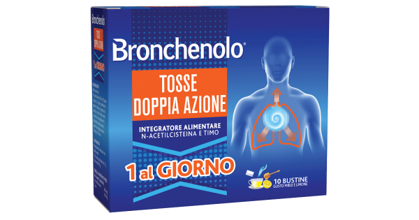 BRONCHENOLO TOSSE DOPPIA AZIONE 10 BUSTINE