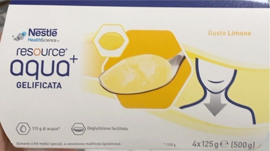 RESOURCE AQUA ACQUA GELIFICATA+LEMON CUP 6 4X125 G