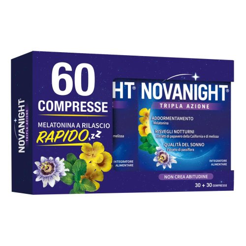 NOVANIGHT TRIPLA AZIONE SONNO RIGENERANTE 60 COMPRESSE