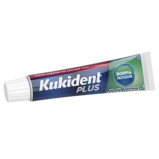 KUKIDENT PLUS DOPPIA AZIONE TENUTA INSUPERABILE CREMA ADESIVA DENTIERE 65 G