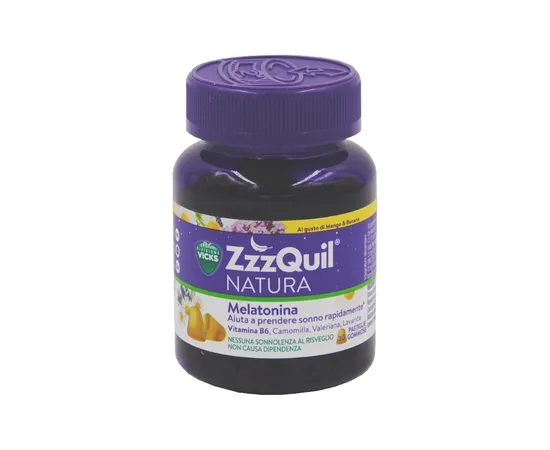 VICKS ZZZQUIL NATURA MANGO & BANANA 30 PASTIGLIE GOMMOSE