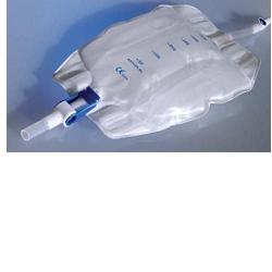 [902020092] SACCA RACCOGLI URINA DA GAMBA PER INCONTINENZA IN PVC 750 ML TUBO RACCORDO DIRITTO 30 CM+RUBINETTO SCARICO+VALVOLA ANTIREFLUSSO+2 FASCE A BOTTONI 30 PEZZI