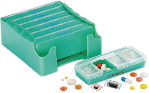 [902260443] PILLOLIERA PILLOLBOX CONTENITORE 7GIORNI MADE IN ITALY