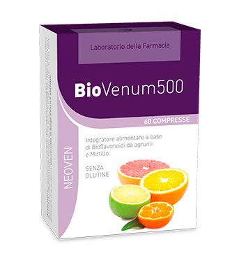 [904564681] LABORATORIO DELLA FARMACIA BIOVENUM 500 60 COMPRESSE 48 G LINEA NEOVEN