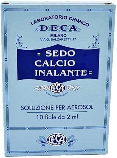 [904695044] SEDO CALCIO INALANTE SOLUZIONE AEROSOL 10 FIALE 2 ML