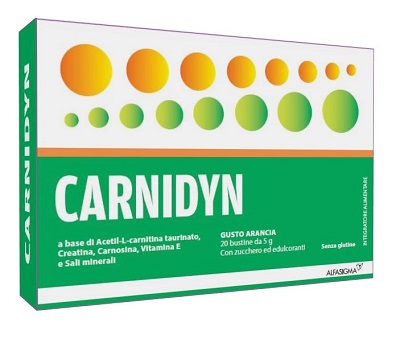 [905025918] CARNIDYN 20 BUSTINE DA 5 G GUSTO ARANCIA