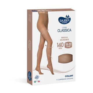 [907260855] SAUBER COLLANT 140 DENARI MAGLIA MICRORETE BISQUIT 4 LINEA CLASSICA