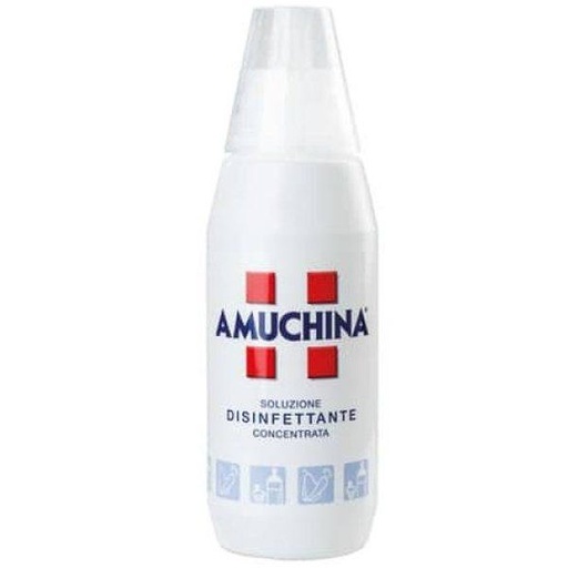 [908043250] AMUCHINA LIQUIDA 100% DISINFETTANTE IGIENIZZANTE A BASE DI IPOCLORITO DI SODIO ANTIMICROBICO AD AMPIO SPETTRO D'AZIONE 500 ML