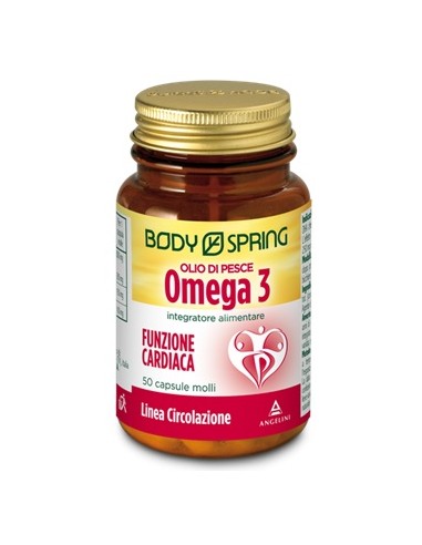 [908528134] BODY SPRING OLIO DI PESCE OMEGA 3 50 CAPSULE