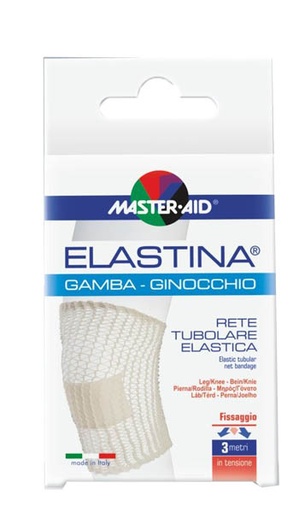 [908585235] RETE TUBOLARE ELASTICA IPOALLERGENICA MASTER-AID ELASTINA GAMBA/GINOCCHIO 3 MT IN TENSIONE CALIBRO 5 CM