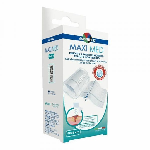 [908674171] CEROTTO MASTER-AID MAXIMED STRISCE TAGLIATE 50X6