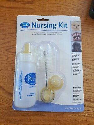 [908678081] NURSING KIT BIBERON DA 120ML PER ANIMALI + TETTARELLE DI VARIE MISURE + SCOVOLINO PER PULIZIA