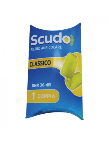 [908888629] SCUDO FILTRO AURICOLARE CLASSICO SNR 36 DB 7-12MM 1 PAIO