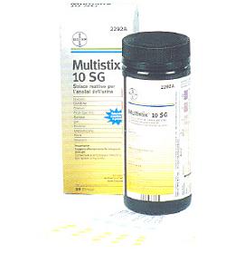 [910508718] STRISCIA REATTIVA MULTITEST MULTISTIX 10SG 25 PEZZI