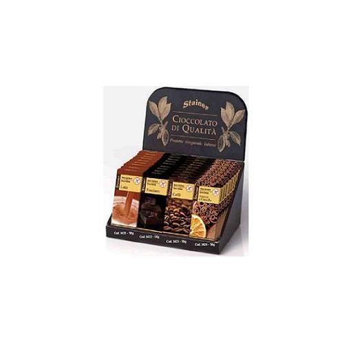 [922583354] STAINER TAVOLETTA DI CIOCCOLATO AL LATTE SENZA ZUCCHERO E SENZA GLUTINE 50 G