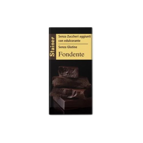 [922583366] STAINER TAVOLETTA DI CIOCCOLATO FONDENTE SENZA ZUCCHERI E SENZA GLUTINE 50 G