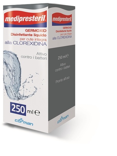[924218290] MEDIPRESTERIL GERMOXID DISINFETTANTE LIQUIDO CUTE INTEGRA ALLA CLOREXIDINA 250 ML