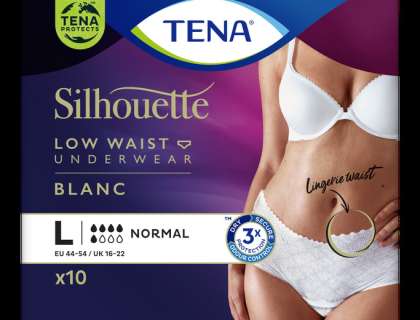 [926235476] PANNOLONE A MUTANDINA ASSORBENTE TENA SILHOUETTE BLANC LARGE 10 PEZZI