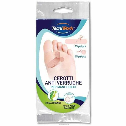 [926443805] CEROTTI ANTI VERRUCHE PIEDI 15 + 15 PEZZI