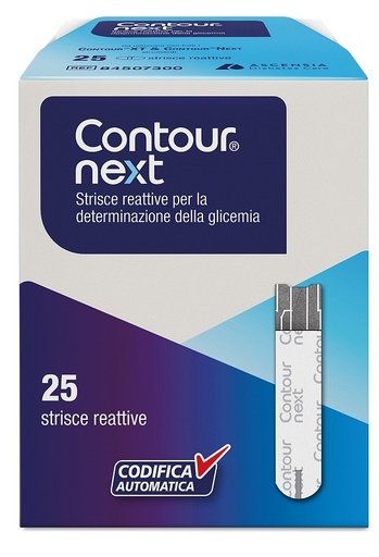 [930873688] STRISCE MISURAZIONE GLICEMIA CONTOUR NEXT 25 PEZZI
