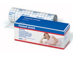 [900161151] FASCIA AUTOADESIVA IPOALLERGENICA FISSAGGIO CATETERI FIXOMULL STRETCH. SUPPORTO IN POLIESTERE NON TESSUTO BIANCO, MASSA IN POLICARBONATO SENZA RESINE E GOMME NATURALI. 15X200CM