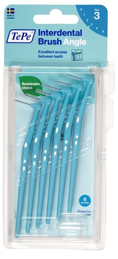 [931080497] TEPE ANGLE SCOVOLINO BLU 0,6MM 6 PEZZI