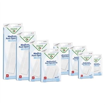 [931093975] MEDICAZIONE POST OPERATORIA STERILE GARZA ANTIADERENTE 5X7,5 CM 5 PEZZI PROFAR