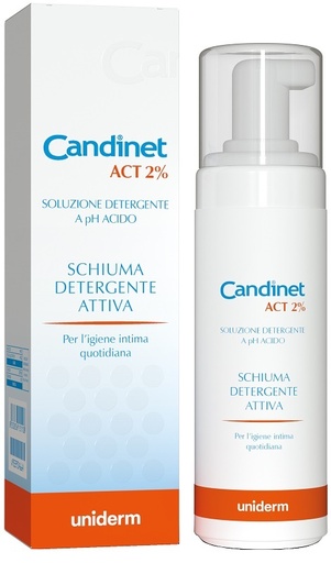 [933904664] CANDINET ACT 2% SCHIUMA DETERGENTE ATTIVA 150 ML