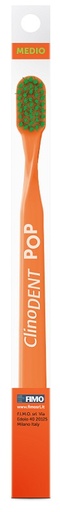 [933942928] CLINODENT POP ARANCIONE SPAZZOLINO DA DENTI MEDIO