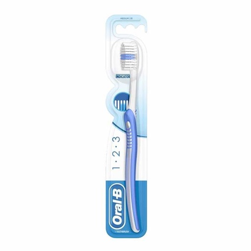 [900321530] ORALB 123 INDICATOR SPAZZOLINO MANUALE SETOLE 35 MEDIE