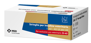 [934786447] SIRINGA INSULINA USO VETERINARIO MSD-AH 30 SIRINGHE 40 UI/ML