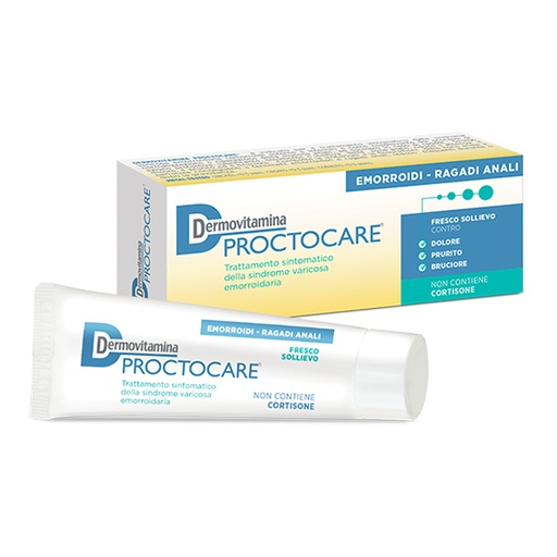 [935204255] DERMOVITAMINA PROCTOCARE CREMA EMORROIDI RAGADI ANALI 30 ML CON CANNULA