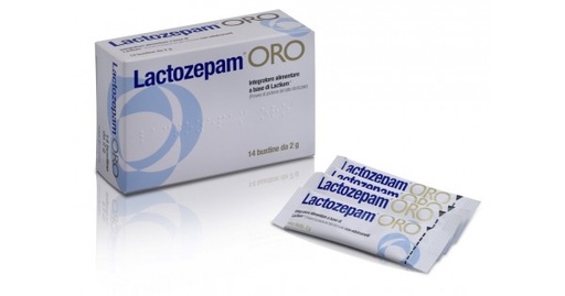 [935220412] LACTOZEPAM ORO GRANULATO OROSOLIBILE A BASE DI LACTIUM 14 BUSTINE DA 2 G