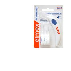 [935503805] ELMEX INTERDENTAL SCOVOLINO INTERDENTALE 4 MM 6 TESTINE + MANICO
