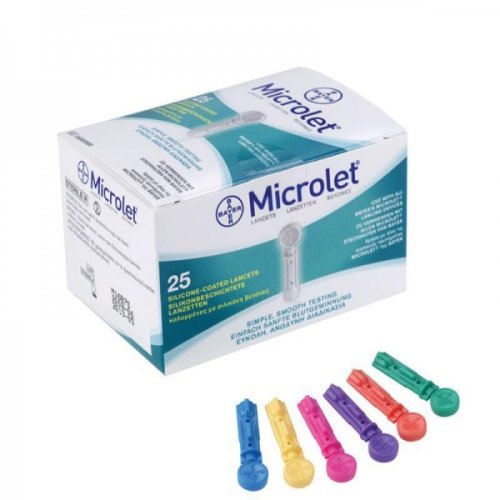 [935779900] LANCETTE PUNGIDITO PER DISPOSITIVO MICROLET 25 PEZZI