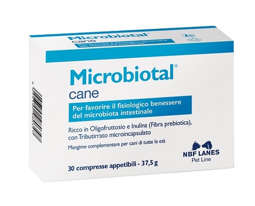 [935815934] MICROBIOTAL CANE BLISTER 30 COMPRESSE APPETIBILI