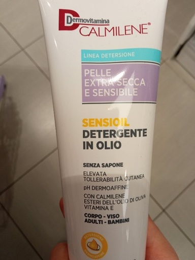 [938805645] DERMOVITAMINA CALMILENE SENSIOIL DETERGENTE IN OLIO SENZA SAPONE PER PELLE EXTRA SECCA E SENSIBILE 250 ML