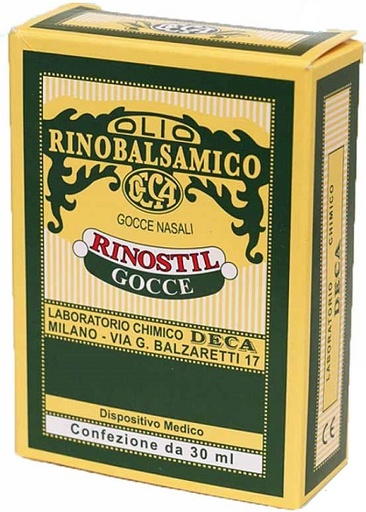 [938989249] RINOSTIL GOCCE NASALI FLACONE 30ML OLIO RINOBALSAMICO PER LAPROTEZIONE DELLA MUCOSA NASALE E LA PULIZIA DELLE FOSSE NASALI