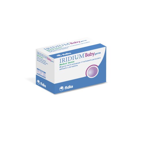 [939266589] GARZA OCULARE MEDICATA IRIDIUM BABY 28 PEZZI