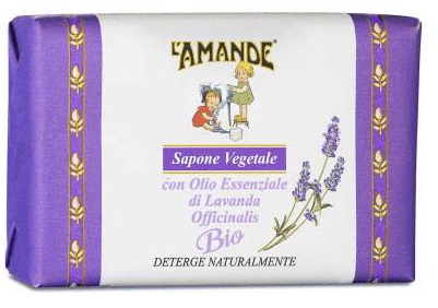 [942880156] L'AMANDE MARSEILLE SAPONE VEGETALE LAVANDA OFFICINALIS BIO 20 G