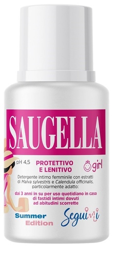 [944950904] SAUGELLA GIRL PROTETTIVO E LENITIVO DETERGENTE INTIMO 100 ML