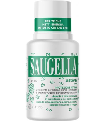 [947255271] SAUGELLA ATTIVA PH 3,5 PROTEZIONE ATTIVA DETERGENTE IGIENE INTIMA 100 ML