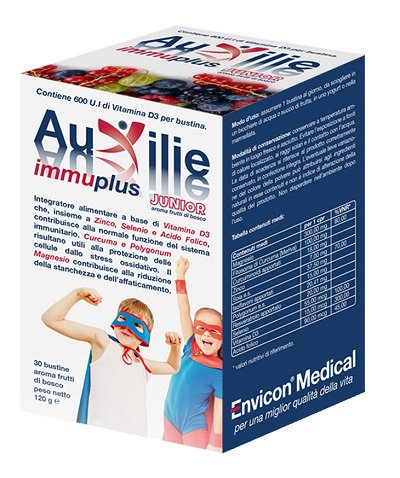 [970224313] AUXILIE IMMUPLUS JUNIOR SOLUBILE 30 STICK PACK