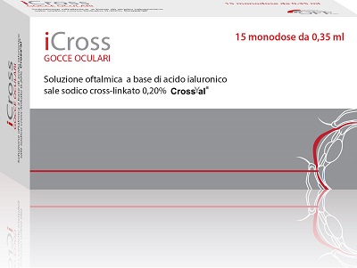 [970706471] SOLUZIONE OFTALMICA ICROSS 15 MONODOSI DA 0,35 ML