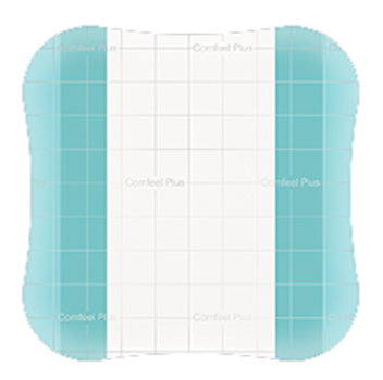 [971096502] MEDICAZIONE SPECIALE ATTIVA TRASPARENTE CON IDROCOLLOIDE COMFEEL PLUS 10X10 CM 10 PEZZI