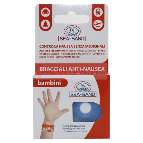 [900750136] BRACCIALE ANTI NAUSEA PER BAMBINI P6 NAUSEA CONTROL 2 PEZZI