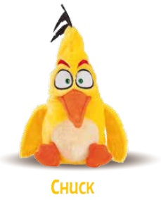 [971375480] ANGRY BIRDS CHUCK PELUCHE RISCALDABILE