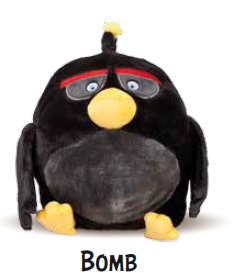 [971375492] ANGRY BIRDS BOMB PELUCHE RISCALDABILE