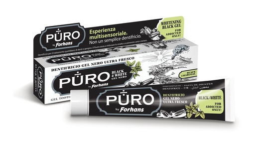 [971482942] DENTIFRICIO FORHANS GEL BLACK4WHITE