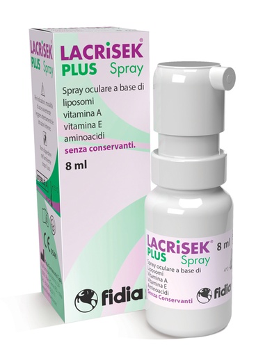 [971684129] LACRISEK PLUS SPRAY SENZA CONSERVANTI SOLUZIONE OFTALMICA 8 ML